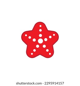creative starfish icon. Vector illustration.
