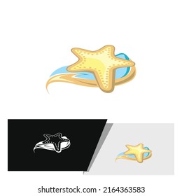 ilustración o logotipo creativo de starfish