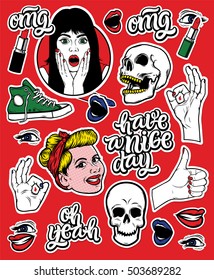 Creative sticker set.