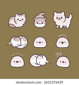 Creative Sticker Set Collection Design
