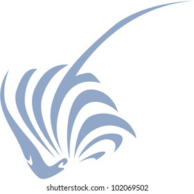 Creative Sting Ray Illustration