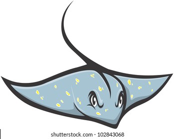 Creative Sting Ray Illustration