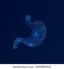 Creative Stomach Icon vector design.