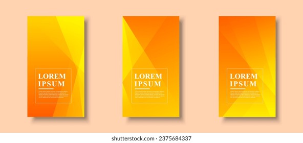 creative story background. colorful. bright orange and yellow. slash. abstract