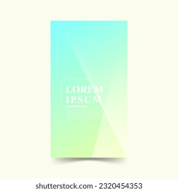 Creative story background, gradation blue and yellow, slash, abstract,eps 10