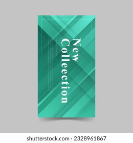 Creative Story background template. full of colors. bright green gradations