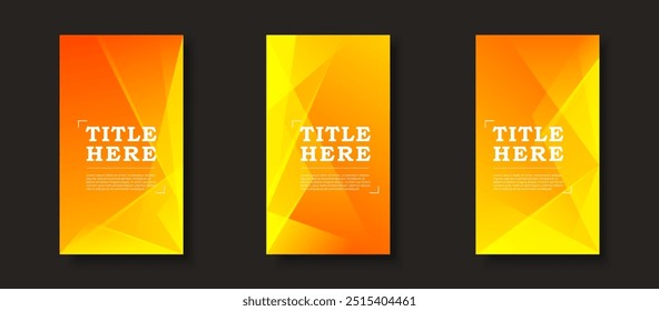 creative story background.orange nad yellow gradations.colorful.slash effect geometric.modernbackground.trendy.vector.eps 10