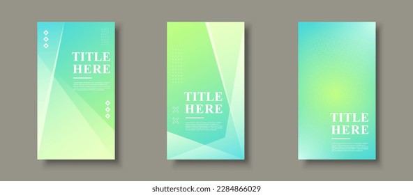 Creative Story Pack background  colorful  bright shades green   yellow