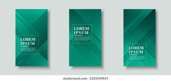 Creative Story Package background . full of colors, bright green gradations