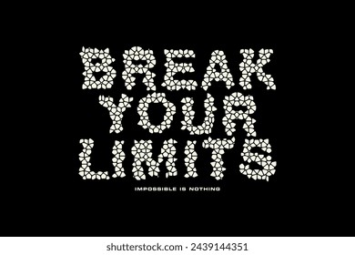 creative streetwear break your limits design inspiration templates