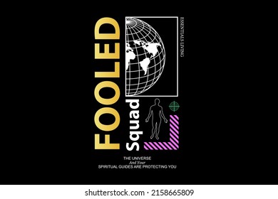 Creative streetwear concept idea vector graphic design
