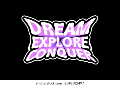 Creative streetwear concept vector graphic design template