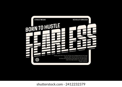 Creative streetwear concept vector graphic design