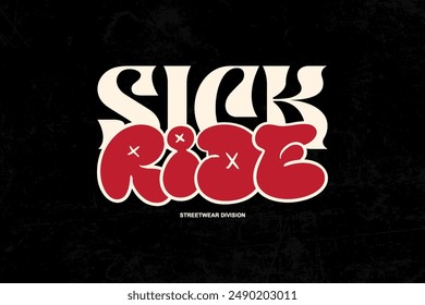 Plantillas de Diseño gráfico de Vector de concepto de streetwear creativo