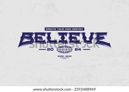 Creative streetwear concept vector graphic design