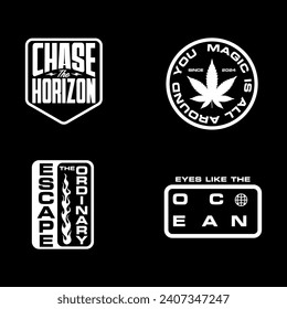 Creative streetwear graphic tee concept vector graphic design templates