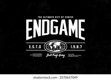 Creative streetwear typography quotes concept vector graphic design