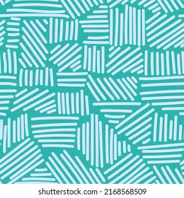 Papel de paredes creativo sin rayas. Patrón sin fisuras de líneas dibujadas a mano. Origen étnico decorativo. Estilo Doodle. Diseño para tela, impresión textil, envoltura, cubierta. Ilustración vectorial simple