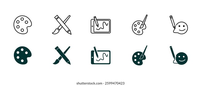 Creative Strokes: Painting and Drawing Icon Pack