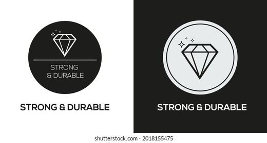 Creative (Strong And Durable) Icon ,Vector Sign.