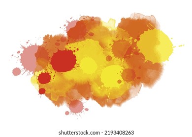 Creative structured aquarelle background illustration. Watercolor canvas design as a template for maps or for use in web design.