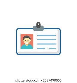 Creative Student ID Card Illustration Icon