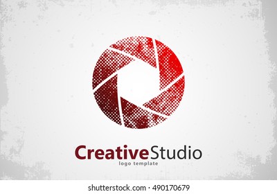 Creative Studio Logo Design. Camera Logo. Creative Logo. Shutter Logo