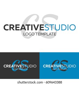 Creative Studio logo. Letter C logo. Vector logo template. Logotype concept