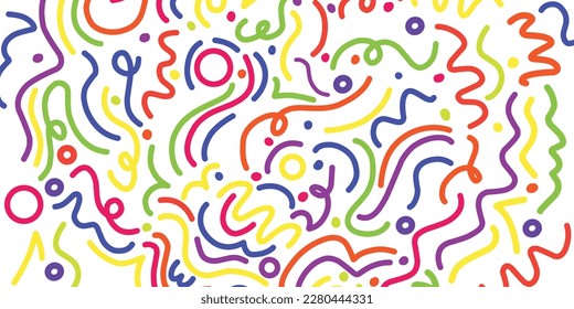 Creative style art background for children