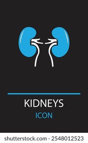 Creative style Human Kidney Logo silhouette design vector template isolated on dark background. abstract Kidney, Urology anatomy structure Vector illustration. EPS 10
Vector Formats