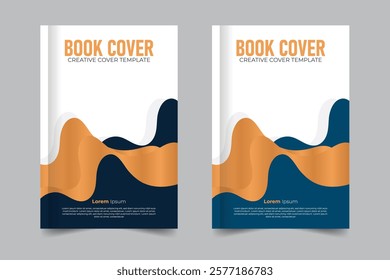 Creative and Stylish abstract corporate book cover design layout, creative stylish illustration 6 inch width 9 inch height size book cover template, cover design, book cover design

