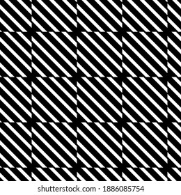 Creative stylish black pattern. Fashion design.
