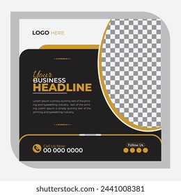 Creative and Stylish corporate business social media post design