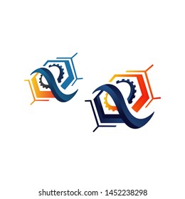Creative stylish Letter Q Logo Design illustrations