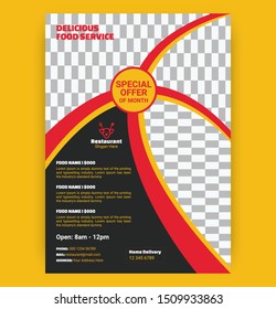 Creative Stylish Modern Food Poster