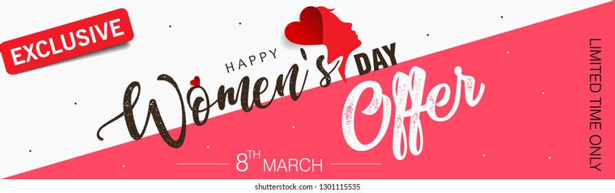 Creative and Stylish text of 8th of March with colorful decorative grungy background for Happy Women's Day.