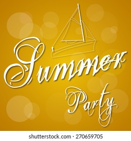 Creative summer background.