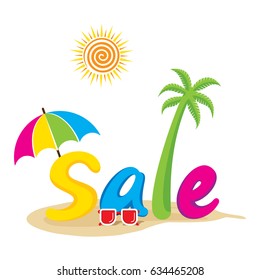 creative summer sale banner design