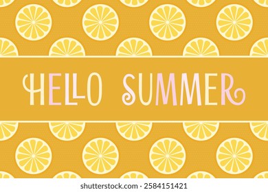 Creative summer sale banner in trendy bright colors with tropical leaves and discount text. Season promotion illustration.