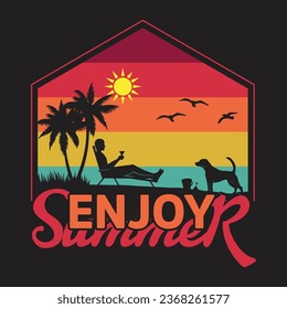Creative Summer t shirt design