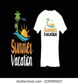 creative summer t-shirt design vector files