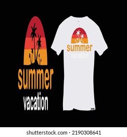 creative summer t-shirt design vector files