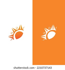 Design-Vorlage für Creative Sun Concept Logo-Illustration