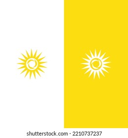 plantilla de diseño de ilustración de logotipo de concepto de sol creativo