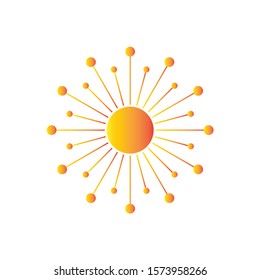 Creative Sun Logo Design Template