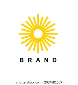 Creative Sun Logo Design Template
