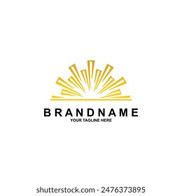 Creative Sun Logo Design Template. Sun vector illustration.	
