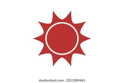 Plantilla creativa del diseño del logotipo del sol
