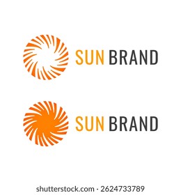 Creative Sun Logo Design Template