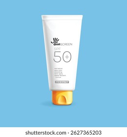 Creative Sunscreen Logo Design with Handprint and Typographic Art